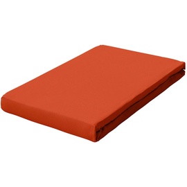 SCHLAFGUT Pure Topper Baumwolle 120 x 200 - 130 x 220 cm red mid