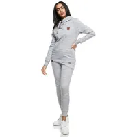 REPUBLIX Jogginganzug LUCIANA, Damen Zweiteiler Hausanzug Training Sportanzug Jogginganzug blau XS