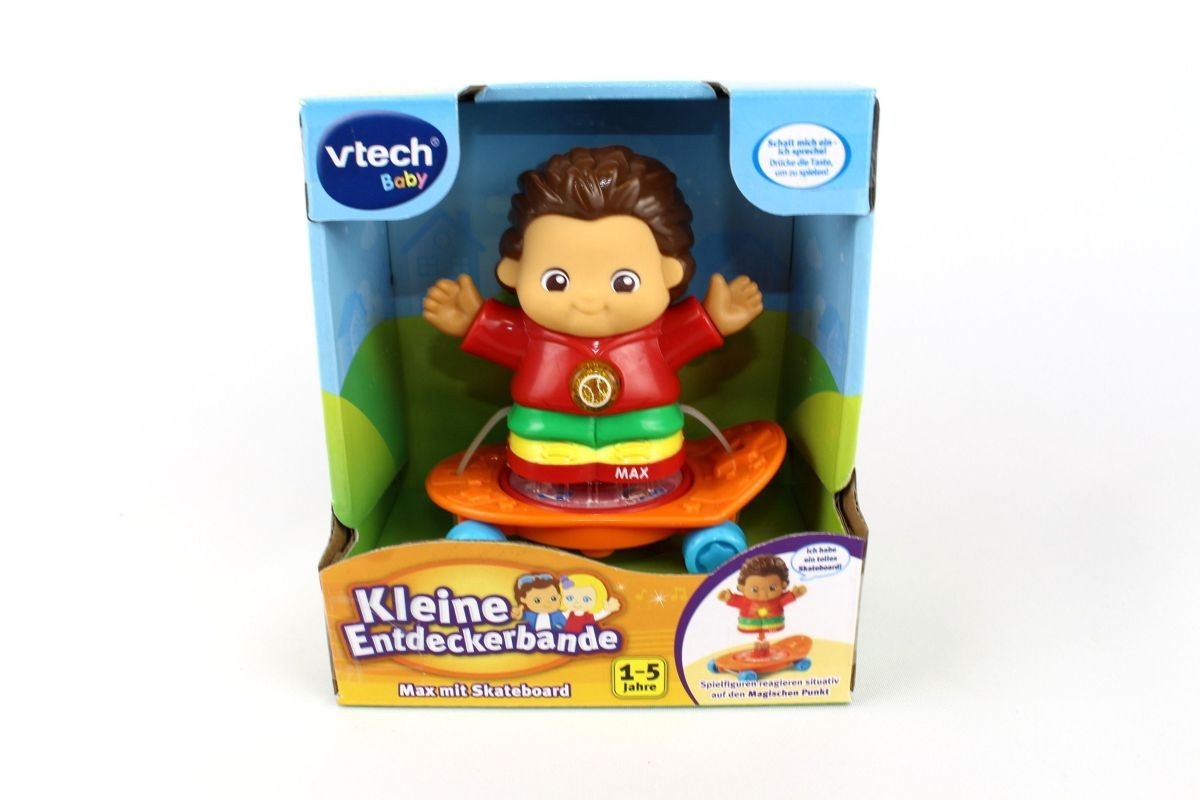 Vtech - Kleine Entdeckerbande Spielfigur - Max mit Skateboard 80-162004