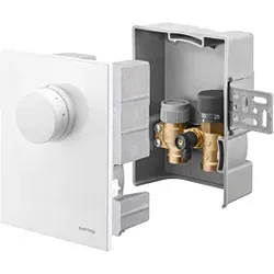 Oventrop Unibox Temperaturregler 1022739 weiß, für Raum- und Rücklauf