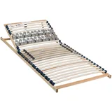 Beco Lattenrost 2 Dreams, Holz, Kunststoff, Birke, Buche,Birke, Buche, Schichtholz, 90x200 cm, Grüner Punkt, Made in Germany, V-Label Vegan, Tellerauflagen, bewegliche Leistenlagerung, Federleisten mit Duokappen, individuelle Liegehärteeinstellung, verstellbar, alternative Größen erhältlich, Schlafzimmer, Lattenroste, Lattenrost verstellbar