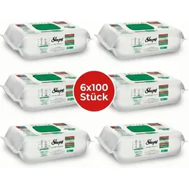 sleepy easy clean Sleepy Feuchtücher White Soap 6x100