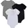 Nike Body NIKE SPORTSWEAR "für Babies", Jungen, Gr. 68 (6), N-Gr, schwarz-weiß (weiß, grau, schwarz), Jersey, Graumeliert (Obermaterial): 60% Baumwolle, 40% Polyester.