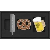 Moleskine Country Pins Deutschland (2er-Set), Brezel+ Bier