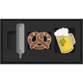 Moleskine Country Pins Deutschland (2er-Set), Brezel+ Bier