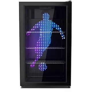 PKM GKS83FC1 Getränkekühlschrank 89 l 83 cm hoch Schwarz