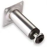 SOTech So-tech Möbelfuß 100 mm mit Höhenverstellung Bis 10 mm Chrom Matt