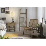 SIT Möbel SIT Nachtkonsole mit Wiener Geflecht, Nachttisch in zierlicher Optik beige