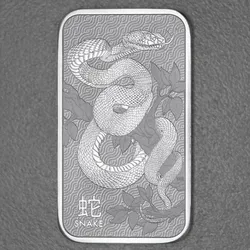 Silberbarren 1oz Perth Mint Schlange