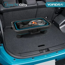 Yofidra Akku-Hochdruckreiniger 100 Bar Mobiler Hochdruckreiniger mit 2 Akkus 336l/h