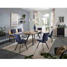 Musterring Esstisch 100 x 76 x 220 cm schwarz