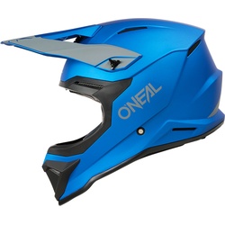 ONeal 1SRS Solid, casque à croix - Mat Bleu/Gris - XL