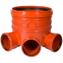 Gebr. Ostendorf Kunststoffe Ostendorf - Kg Schachtboden Abwasserschacht Dn400 (Ausführung: DN 400/160)