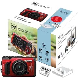 TG-7 Special Edition rot Kamera inkl. 2. LI-92B Akku+PH Tuch