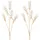 Creativ deco Winterliche Kunstpflanze 129 cm goldfarben/weiß