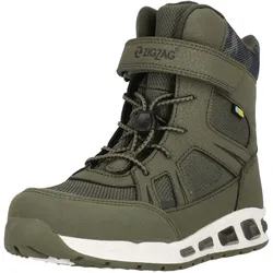 Stiefel ZIGZAG "Clementu", Gr. 24, grün, Kunstfaser, Polyurethane, klassisch, Schuhe, mit robuster TPR-Außensohle