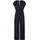 Zero Overall "Damen Wickeloptik weites Bein", Damen, Gr. 36, Normalgrößen, patch cream, dunkelblau, Jersey, Obermaterial: 45% Polyester, 50% Polyester, 5% Elasthan. Füllung: .