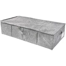 Intirilife Unterbettkommode 39 x 16 x 75,5 cm 1-tlg. Grau