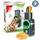 Genius Nicer Dicer Electro Gemüsereibe 25-tlg. Schwarz/Grün