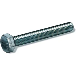 100St. Cimco 190564 Maschinen-Sechskantschrauben, Gewinde bis zum Kopf, Stahlver...