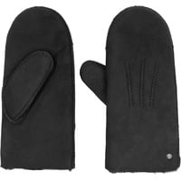 Roeckl Fäustlinge Unisex Lammfell Black Handschuhe Damen