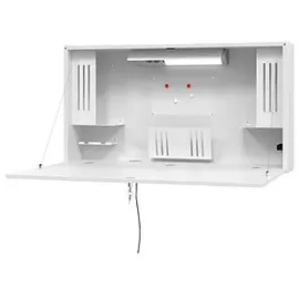 Hammerbacher Wandschreibtisch VWO12 Weiß