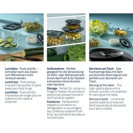 Kela Frischhaltedose rechteckig transparent 14,2 x 10,2 cm 0,4 l