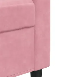 vidaXL 2-Sitzer-Sofa Rosa 120 cm Samt