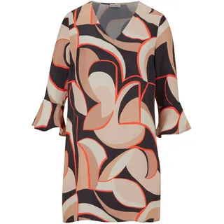 ALBA MODA Tunika mit femininen Volants in schwarz | Gr.: 38