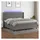 vidaXL Boxspringbett 200 x 200 cm Dunkelgrau