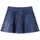 vidaXL Kinderrock mit Taschen Cord Marineblau 104