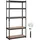 Vevor Lagerregal MDF 75x30x152cm schwarz