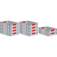 Proregal 10x Eurobox NextGen Color | HxBxT 12x40x60cm |