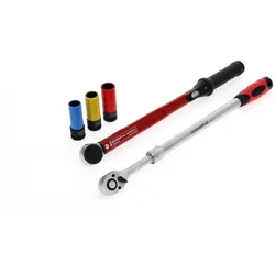 Gedore red Radwechsel-Satz, Set 3-teilig, gefüllt, Werkzeug für KFZ-Handwerker, Reifenwechsel, R69003000