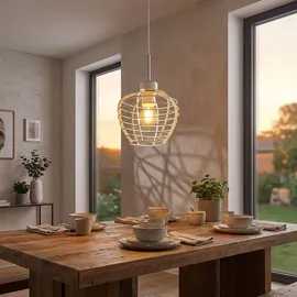 GLOBO LED Hängeleuchte 1-flg. 120 cm rund weiß