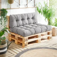 Bella Casa XXL Outdoor Sitz- und Rückenkissen für Europaletten
