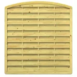 Traumgarten Dichtzaun XL Rundbogen 180 x 194 cm Kiefer Holz