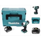 Makita DTD 155 RT1 18 V Brushless Li-Ion Akku Schlag Schrauber im Makpac + 1 x BL1850 5,0 Ah Akku - ohne Ladegerät