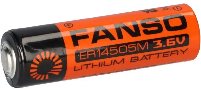 Fanso ER14505M AA Lithium Li-SOCI2 Spiral - 3.6V 2100mAh