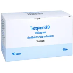 Tiotropium Elpen 10 μg einzeldos.Plv.z.I 90 Sp