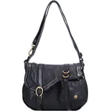Campomaggi Schultertasche Leder Schwarz