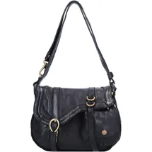 Campomaggi Schultertasche Leder Schwarz