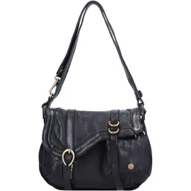 Campomaggi Schultertasche Leder Schwarz
