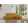 altdecor Eckcouch Cord mit Schlaffunktion 2-Sitzer Senfgelb