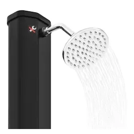 vidaXL Solardusche schwarz 35 l