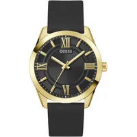 GUESS Quarzuhr GUESS "ELLIOT", schwarz, Armbanduhren, Herren, Armbanduhr, Herrenuhr,