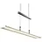 B.K.Licht 4-flg. 85 cm eckig silber