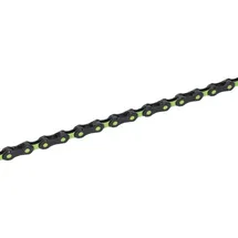 KMC DLC12 Kette Schwarz/Apfelgrün