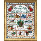 Design Works Crafts Kreuzstich Stickpackung 12 Tage Weihnachten, Zählmuster