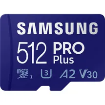 Samsung PRO Plus microSDXC 512GB & USB Card Reader - Speicherkarte,